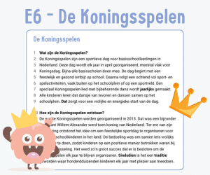 werkbladen begrijpend lezen groep 6