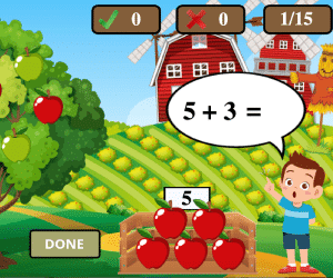 Rekenspelletjes appel rekenen