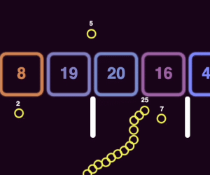 Rekenspelletjes snake vs block